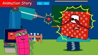 [ANIMATION STORY] Oh No, Octonaughty Turned Numberblocks 100 Into a Baby