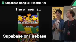 Supabase VS Firebase - Epic battle between the two by Poom Wettayakorn, Tobias Meixner
