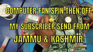 CPU fan spin for a second then turn off immediately || Hp Desktop Computer Not Starting up || How to