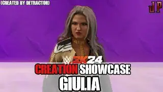 WWE 2K24 Creation Showcase: Giulia | (Created by Detractor)