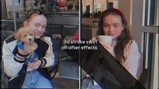 3d stroke swirl on after effects