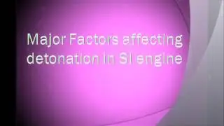 Factors affecting detonation in SI engine| #itsdks | ITS DK S