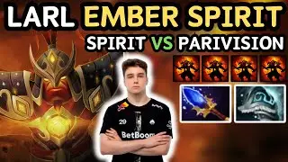 🔥 Ember Spirit Midlane Gameplay From Larl vs Parivision 🔥 Larl Perspective - Dota 2