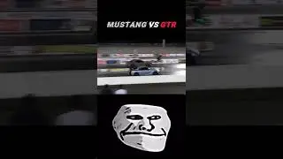 mustang vs GTR 🔥🔥.....who win ??
