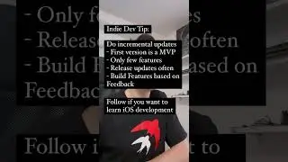 Tip for indie developers 