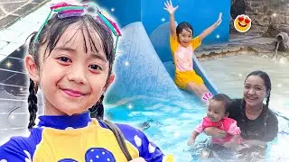 SAMANTHA 24 JAM BERENANG BARENG AUDREY !! KOMPILASI VLOG 1 JAM VIDEO MASA KECIL PERTAMA KALI RENANG