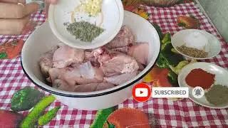 Курыца с картошкой/Духофкада мазали товук пишириш.