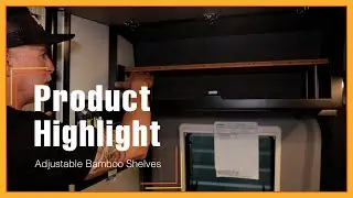 PRODUCT HIGHLIGHT: Adjustable Bamboo Shelves