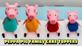 Very Easy Peppa Pig Cake Topper Toy Tutorial for Beginners/Peppa Pig Cake Ideas
