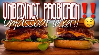 Herbst Burger mit Apfel Chutney - Auch super zu allen anderen Jahreszeiten #burger #herbst #grillen