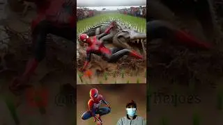 superheroes woman vs crocodile part 1💥 ALL Characters (Marvel & DC) #avengers #dc #ai #shorts