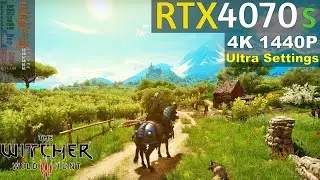 THE WITCHER 3 WILD HUNT | RTX 4070 SUPER | 4K - 1440p -| Ultra Settings