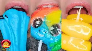 Satisfying ASMR Eating EMOJI FOOD CHALLENGE Compilation Mukbang 먹방