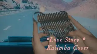 Love story by Taylor Swift - kalimba cover (Original video in desc)