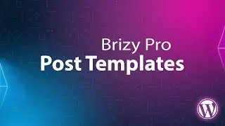 Blog post template Brizy Pro