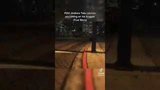 Andrew Tate catches you sitting on his Bugatti (Credits to: Gta5tate on Tik tok)