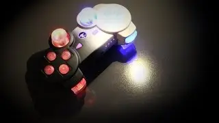 Custom Ps3 Controller "the dark whiteness of blue 'evil vers." by CKS-Design