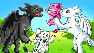 Toothless Family Has New Member, Happy Family Story - How To Train Your Dragon (2025)
