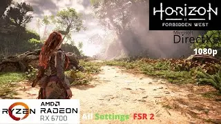 Horizon Forbidden West - RX 6700 Benchmark Run | All Settings | FSR2