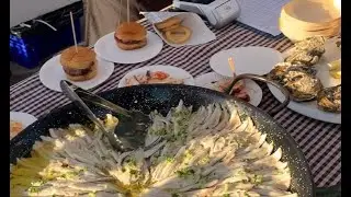 Tapeo de productos del mar en el Puerto de Blanes (5-10-24)