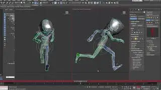Making a simple run animation in 3dsmax