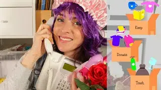 ASMR - KonMari Method Decluttering my entire house - EP 2