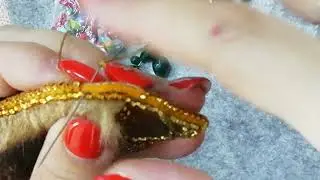Брошь Белочка 7 часть.