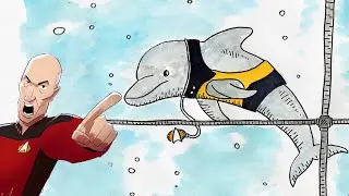Cetacean Ops Dolphins on the Enterprise D & Beluga Whales on Star Trek Lower Decks