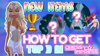 HOW TO EASILY GET IN THE TOP 3 OF THE MERMAID RACE QUICK IN DRESS TO IMPRESS GAMES UPDATE