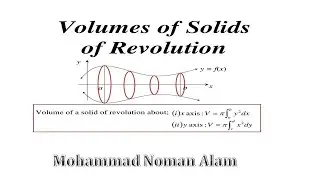 Volume of Solid of Revolution (disk method) lecture 1