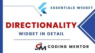 Flutter Essential widgets || Directionality