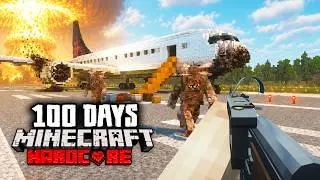 I Survived 100 Days in a REALISTIC Zombie Apocalypse in Hardcore Minecraft
