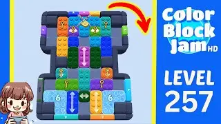 Color Block Jam Level 257 Solution Walkthrough