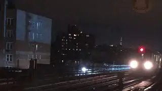 [MTA NYC Subway] Late Evening R188 (7) Express Train Passing 74th St-Broadway