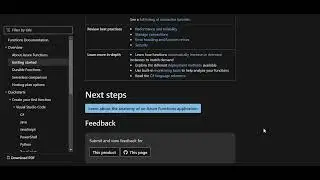 Serverless Applications development with Azure Functions