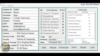 How to Create Student Result Recording System in C# with MYSQL Database - Part 3 of 3