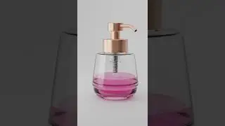 Bottle in Blender (Full tutorial on my channel) #productdesign  #blendertutorial #blender