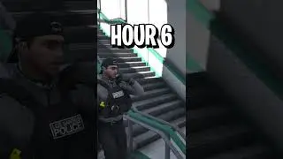 24 Hours As A Real Cop in GTA 5 RP #shorts