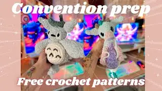 Convention prep 😮‍💨 FREE patterns ✨ Productive crochet week ?