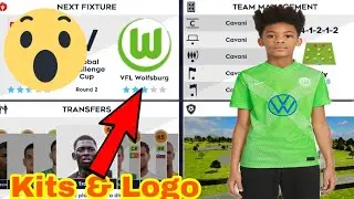How To Make VFL Wolfsburg Team Kits & Logo 2021 | Dream League Soccer 2021