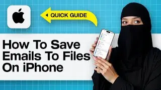 How To Save Emails To Files On iPhone | Save Mail As PDF Or File 2025