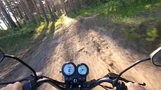 На мопеде Кольт на рыбалку и обратно.