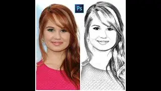 Photoshop Online Course - How to Transform Photo , Pencil Drawing Effect_ HD Mp4