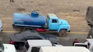 Армяне покидают свои дома (Нагорный Карабах)