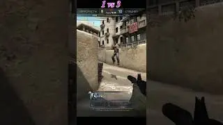 CS:GO 1vs3 clutch #shorts #cs
