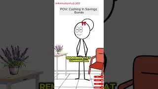 Cashing in saving bonds (Meme Animation) #shorts #animation #bonds #veronica audio@Therealveronika