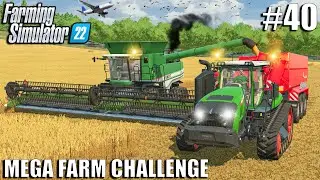 I Used FENDT 9460 to CUT 147.000 LITERS of WHEAT | MEGA FARM Challenge | Farming Simulator 22