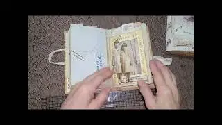 Vintage Style Journal with Pearls