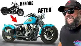 Building a Harley M8 Bobber in 15 Minutes