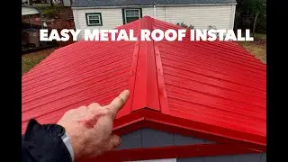 Installing Metal Roofs with Tuff Shed